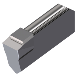 Cutting insert geometry DAK-..B for copper-zinc alloys without lead