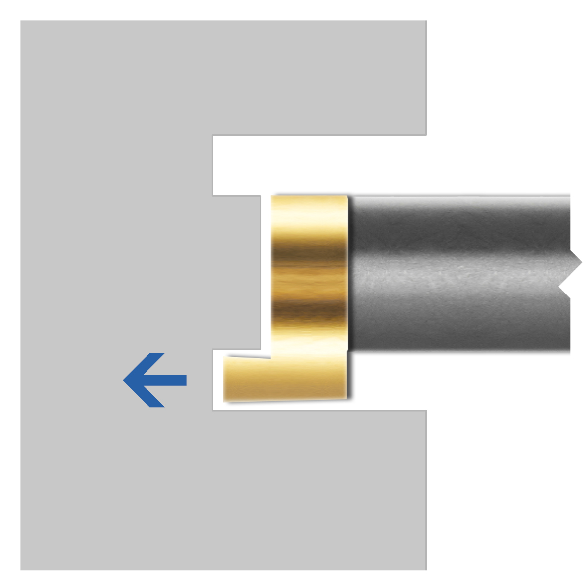 Drehwerkzeuge zum Axialstechen ab Durchmesser 14,0 mm