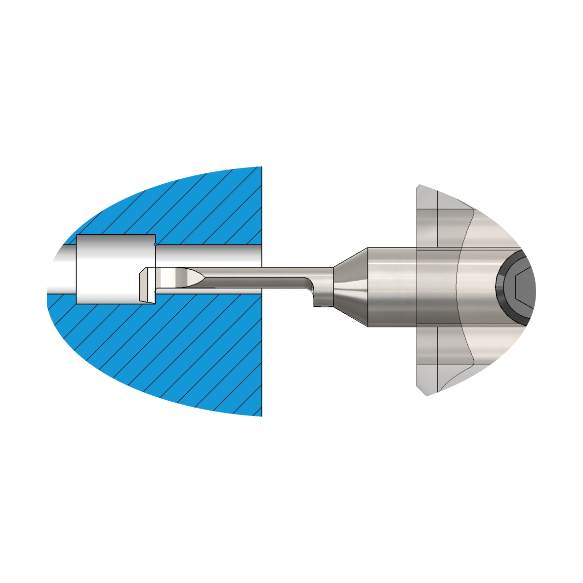 MFE-B Rückwärtsdrehen ab Ø 2,0mm